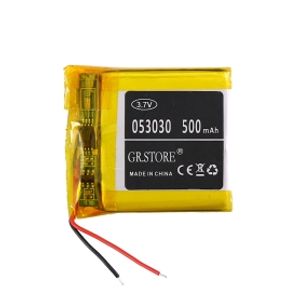 باتری لیتیوم پلیمر 3.7v ظرفیت 500mAh کد 502030