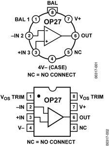 آمپلیفایر Analog Devices OP27GSZ-REEL