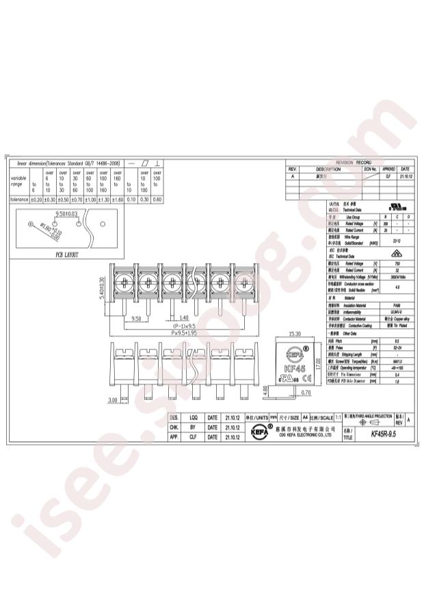 KF45R-9.5-10P