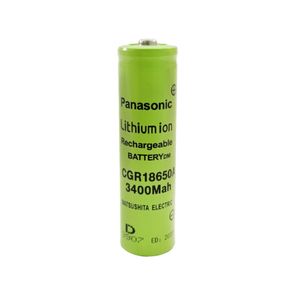 باتری لیتیوم یون 3.7v سایز 18650 3400mAh مارک Panasonic