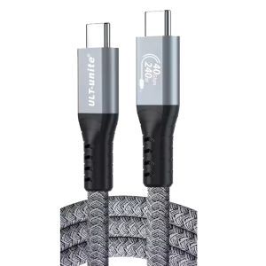 کابل تاندربولت 4 USB-4 40Gbps 240W برند ULT-unite