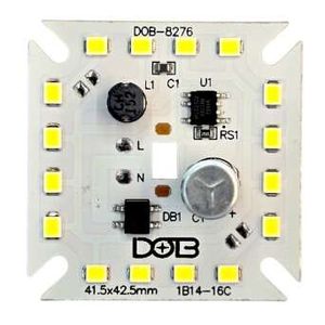 LED DOB مهتابی 220VAC 16W مربعی 41.5x42.5mm