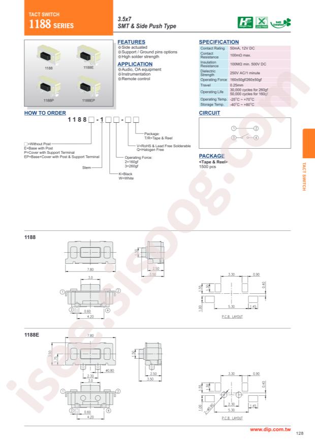 1188E-1K3-V-T/R