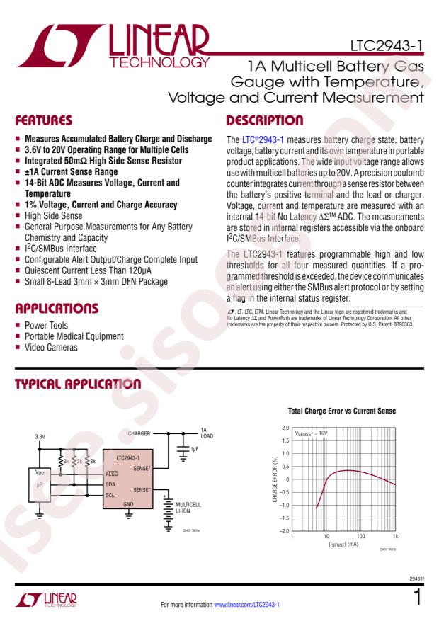 LTC2943CDD-1#PBF