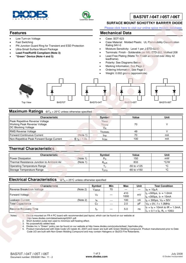 BAS70-04T-7-F