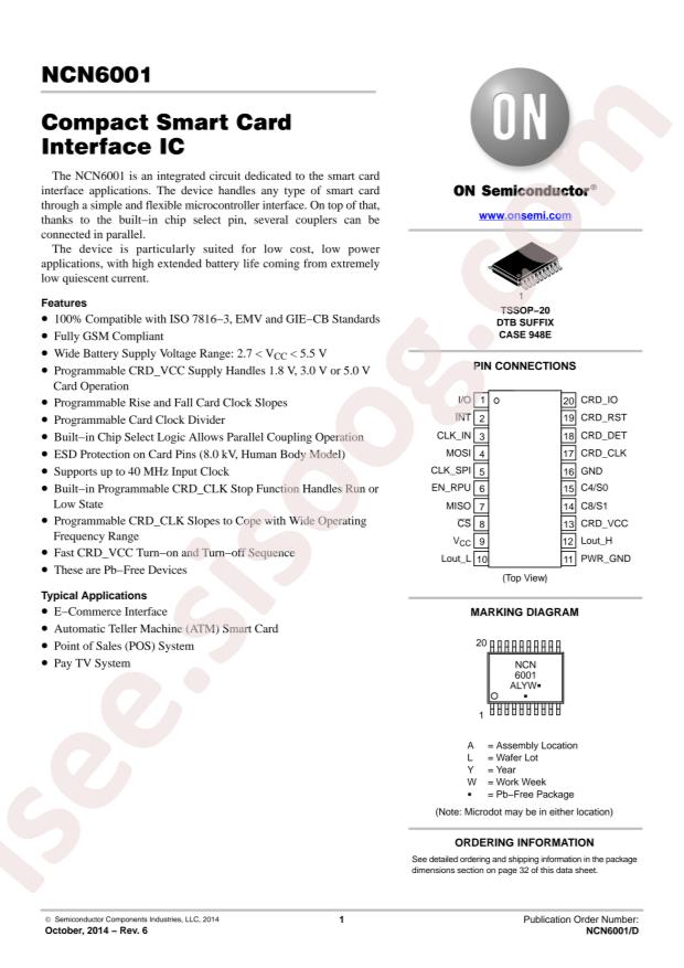 NCN6001DTBR2G