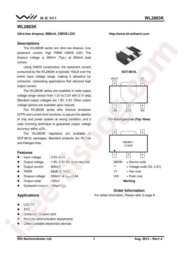 WL2803K33-5/TR