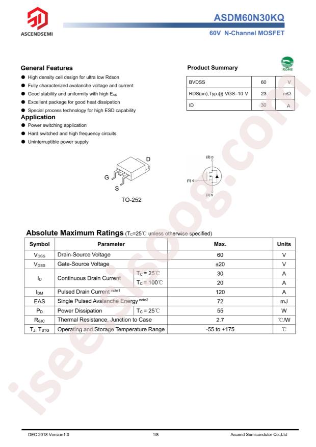 ASDM60N30KQ-R