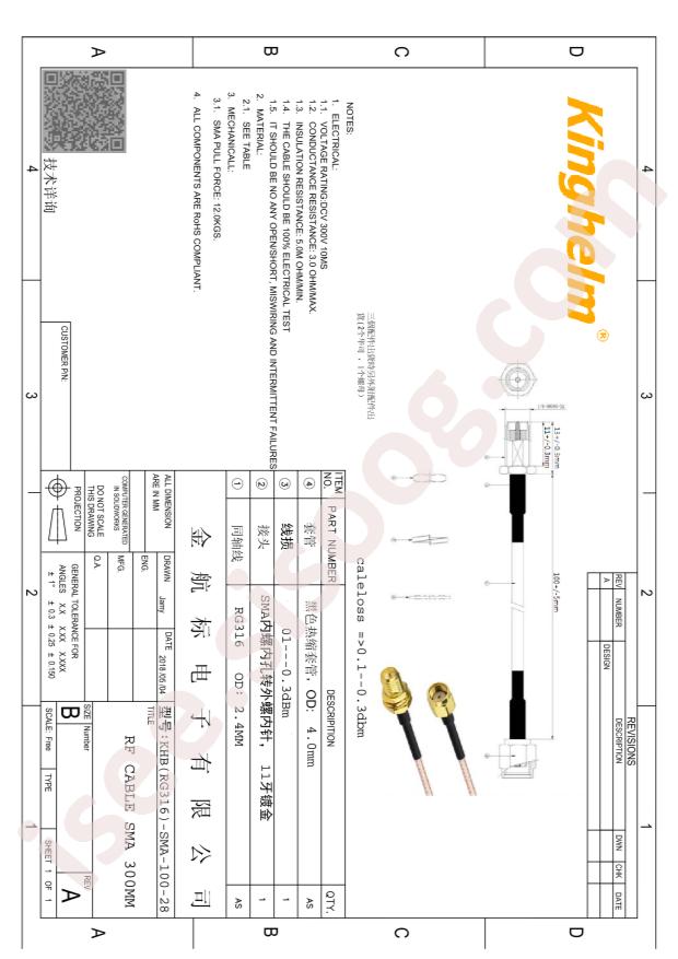 KHB(RG316)-SMA-100-28