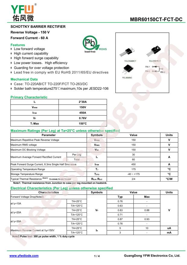 MBR60150FCT
