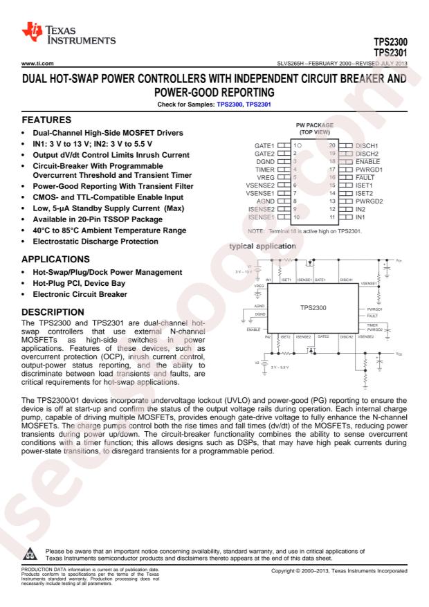 TPS2301IPW