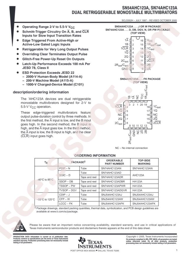 SN74AHC123ADR
