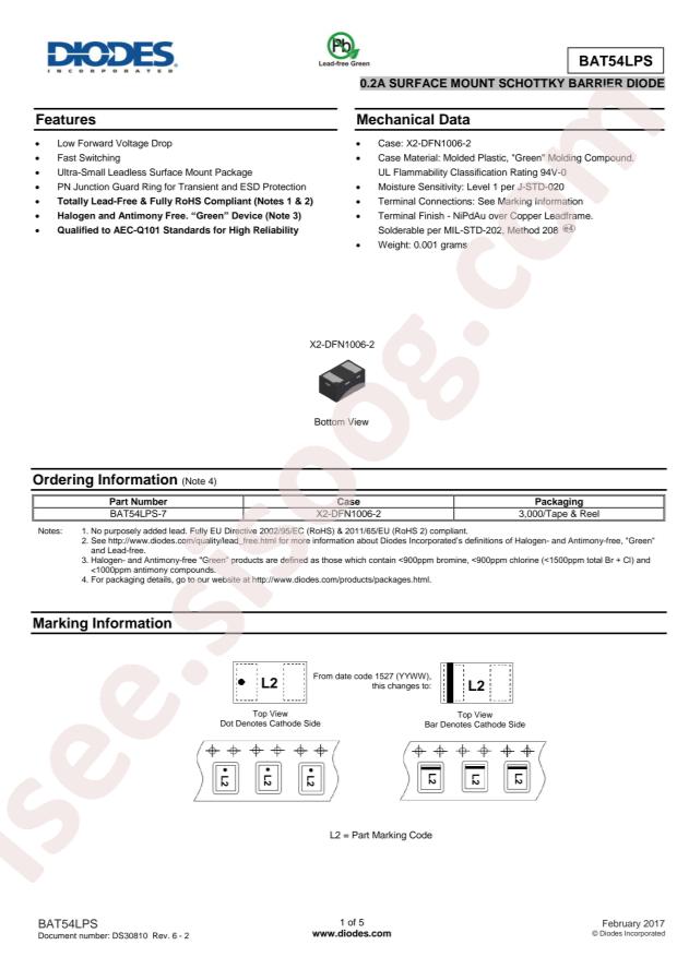 BAT54LPS-7