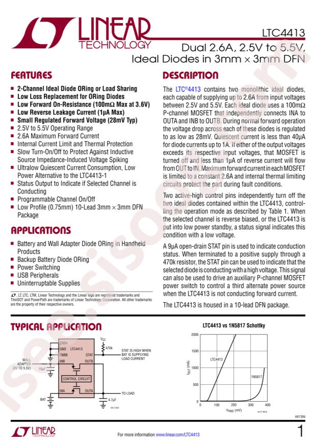 LTC4413EDD#PBF