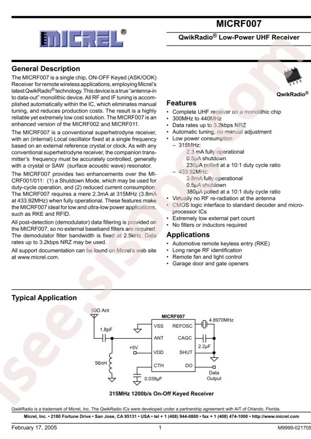 MICRF007YM