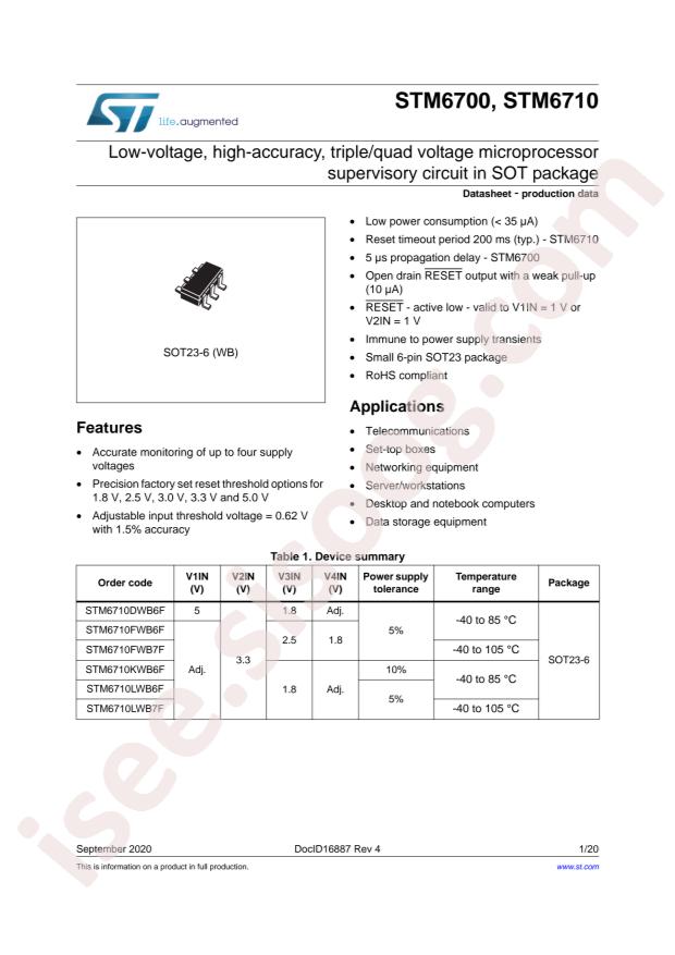 STM6710FWB6F