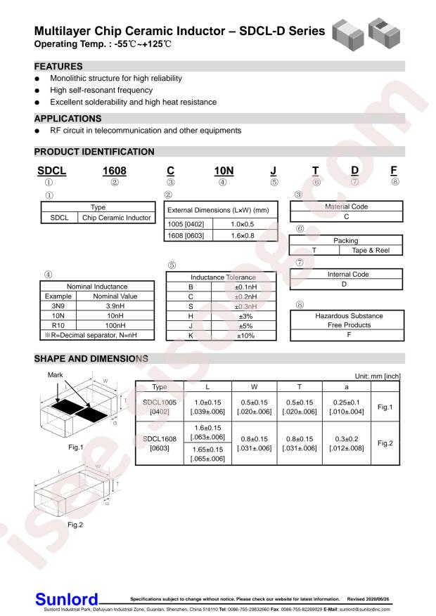 SDCL1005C12NHTDF