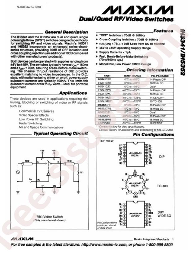 IH5352CPE+
