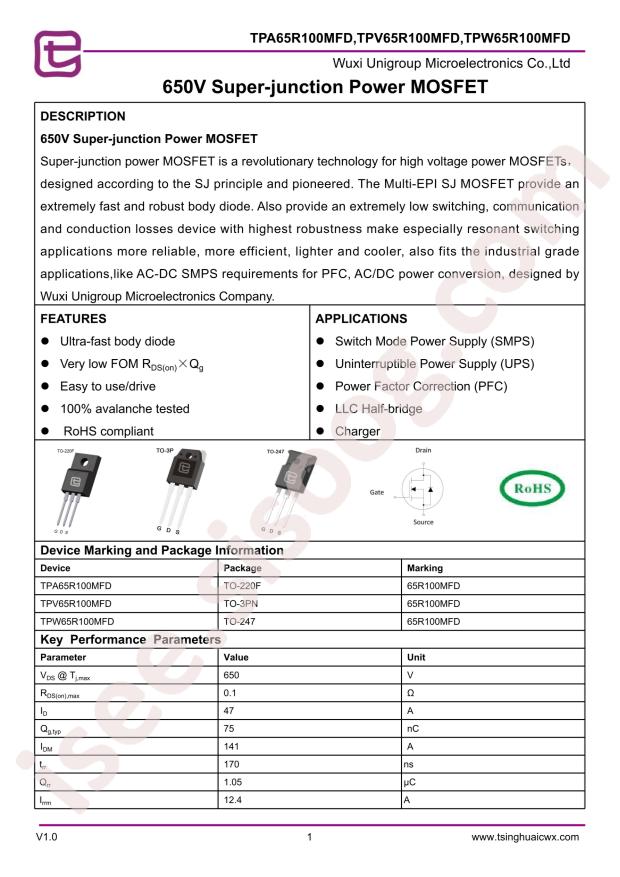 TPW65R100MFD