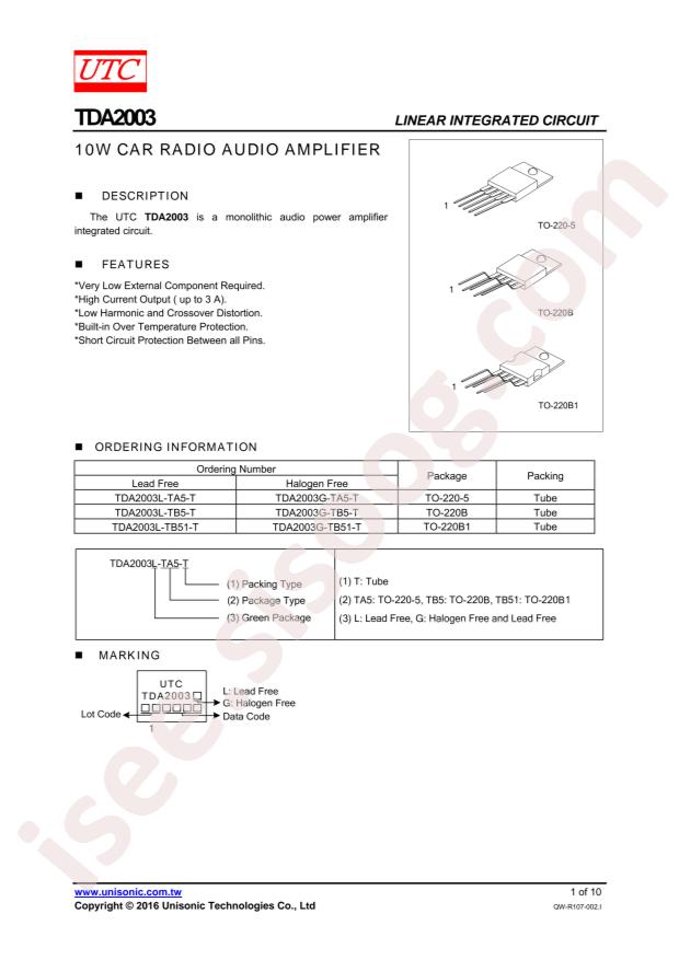 TDA2003L-TB5-T