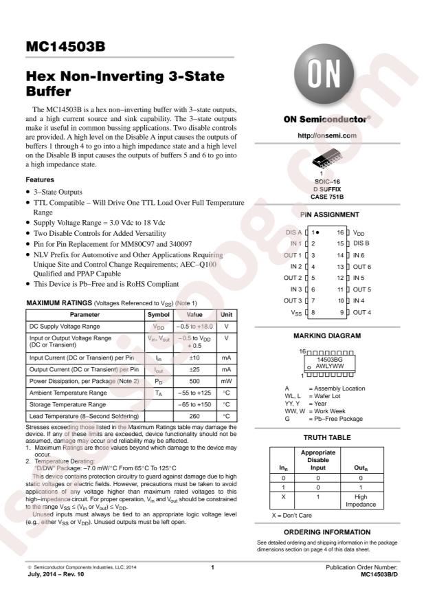NLV14503BDR2G