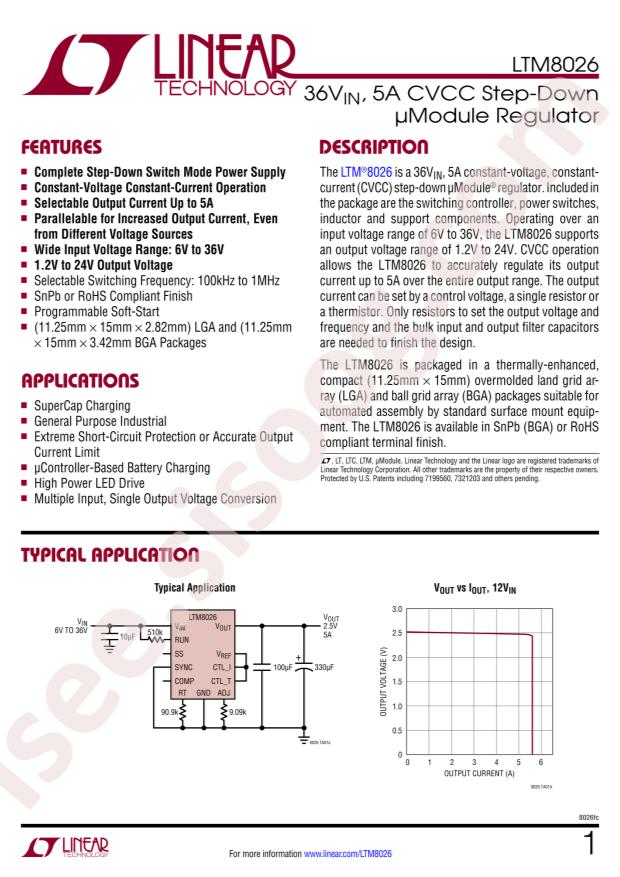 LTM8026EV#PBF