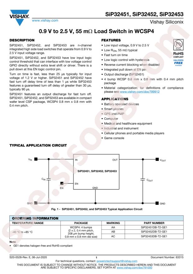 SIP32451DB-T2-GE1