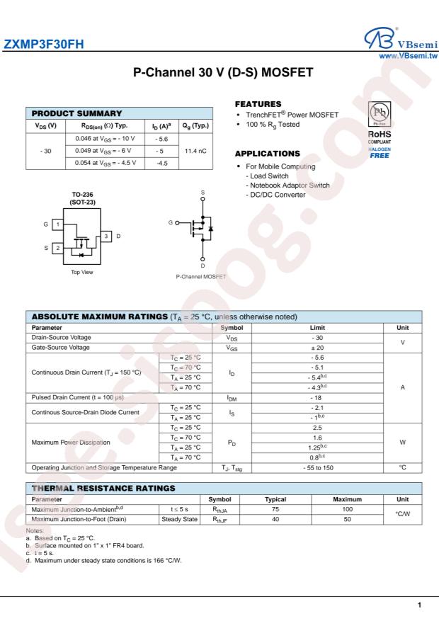 ZXMP3F30FH-VB