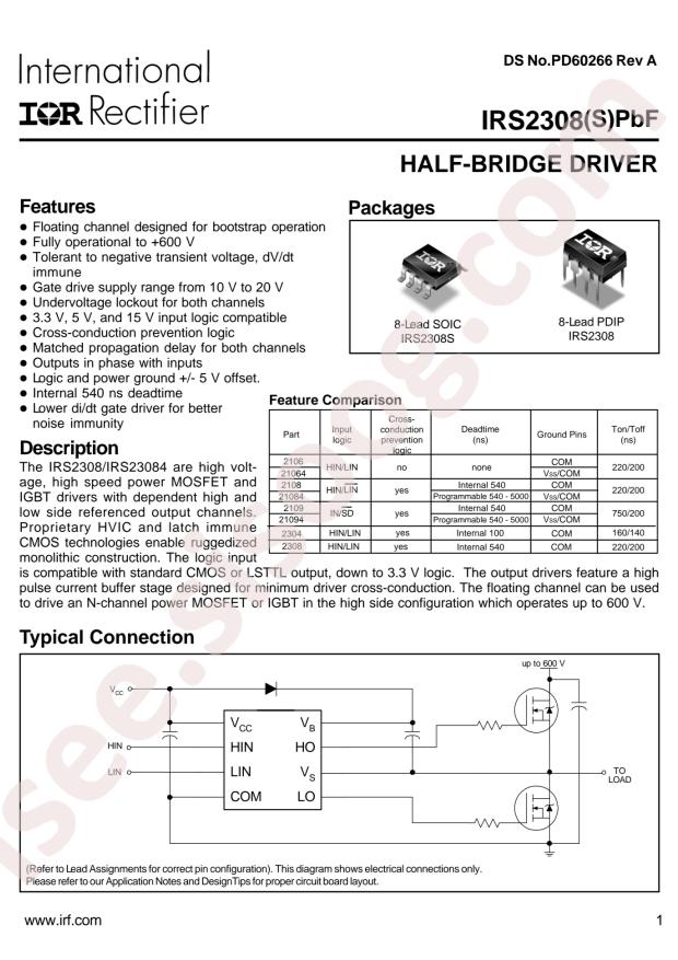IRS2308STRPBF