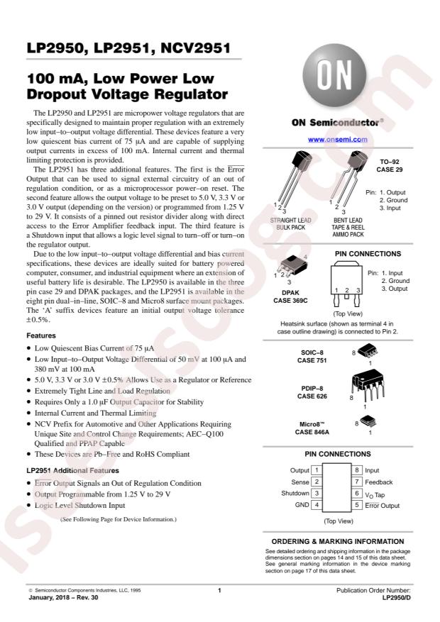 LP2950ACZ-3.3G