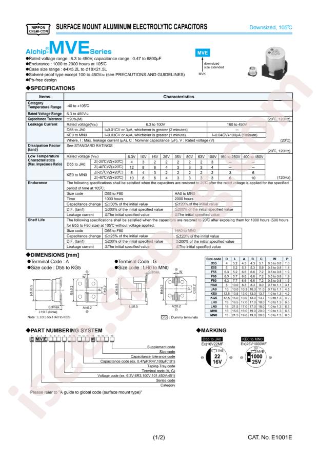 EMVE500ADA470MF80G