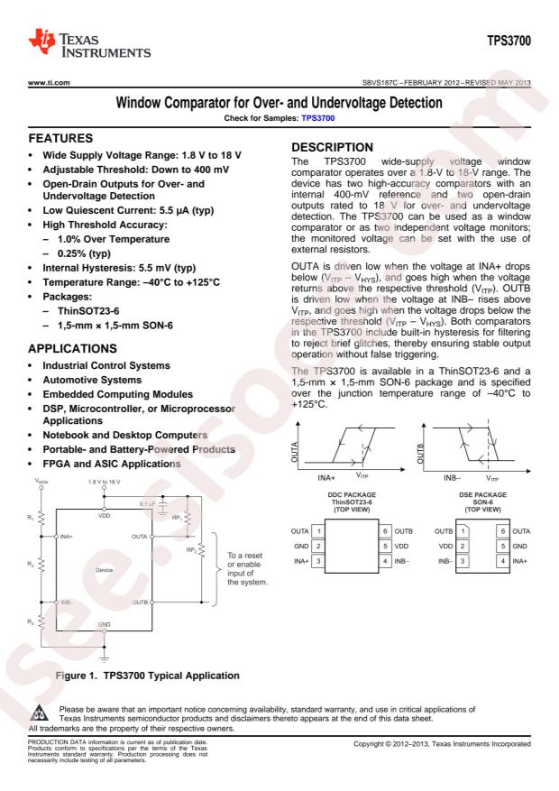 TPS3700DDCR