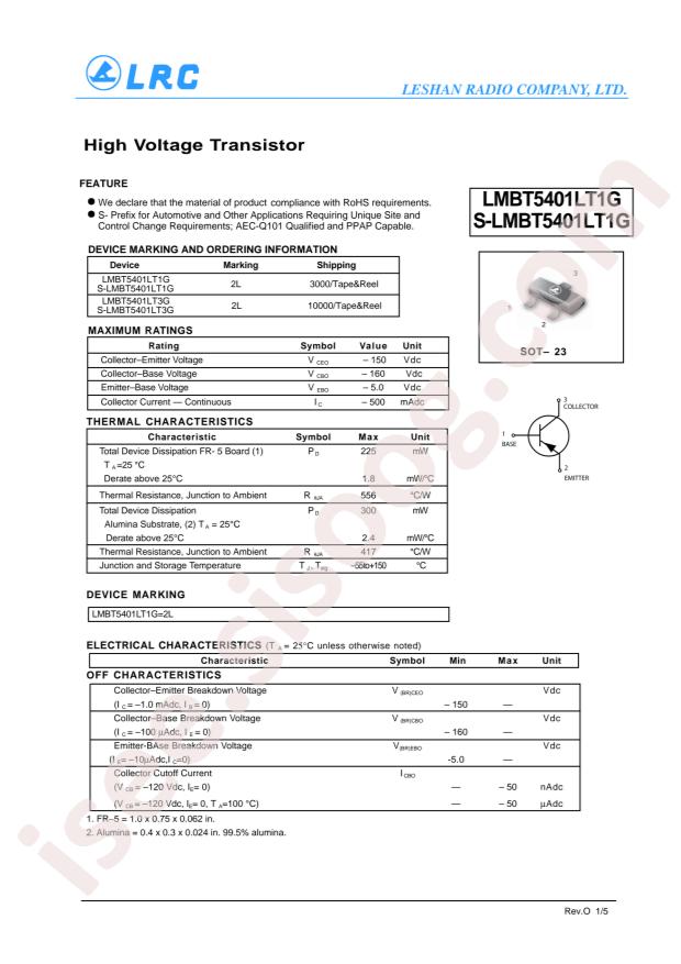 LMBT5401LT1G