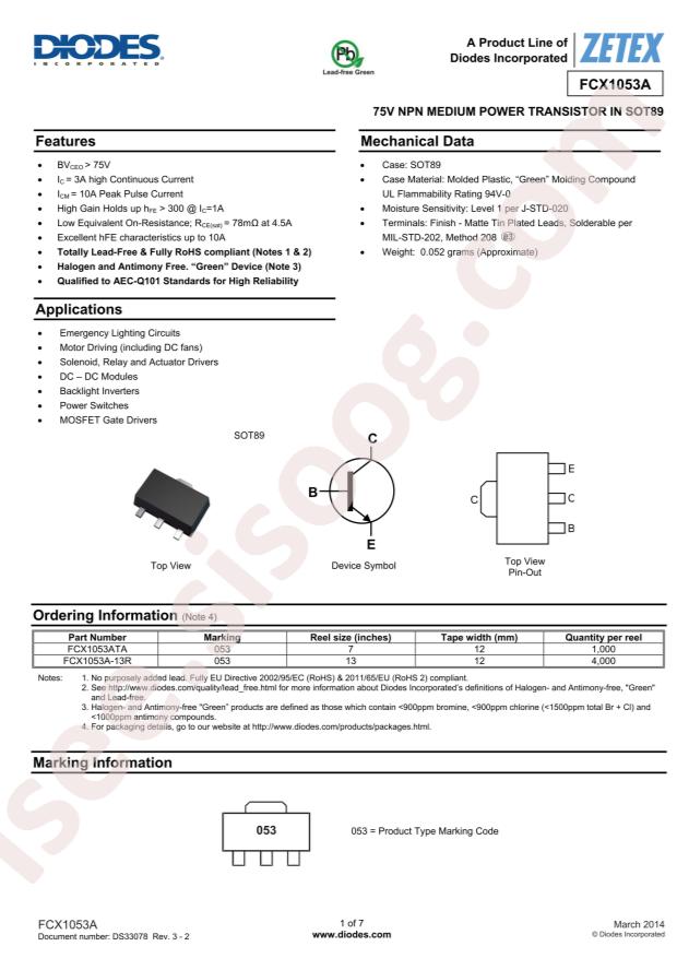 FCX1053ATA