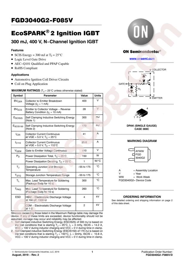 FGD3040G2-F085V