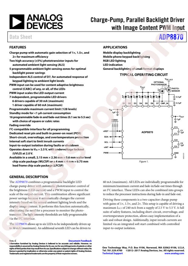 ADP8870ACPZ-R7