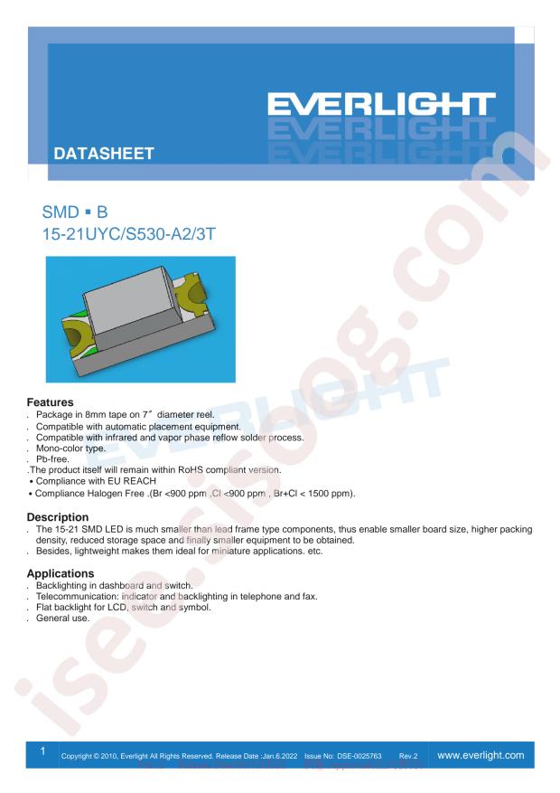 15-21UYC/S530-A2/3T