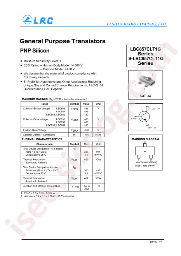 LBC858ALT1G