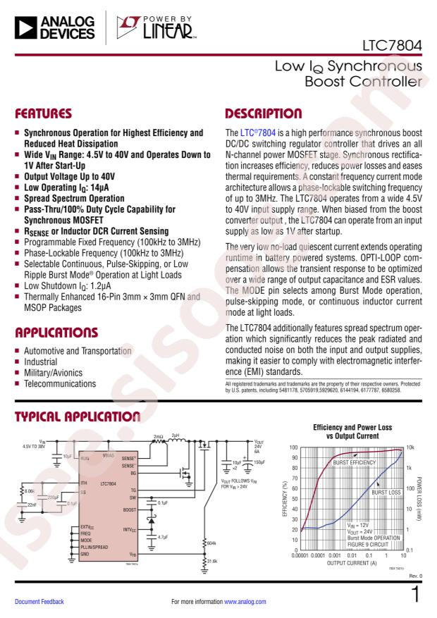 LTC7804IUD#PBF
