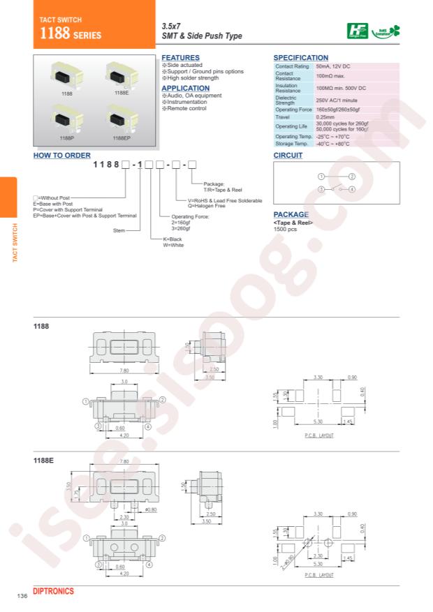 1188E-1W2-V-T/R