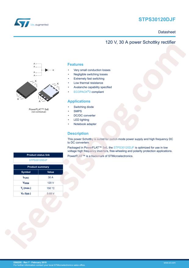 STPS30120DJF-TR