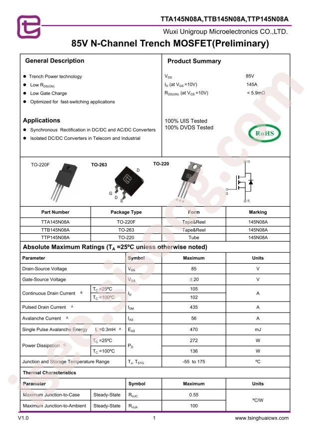 TTP145N08A