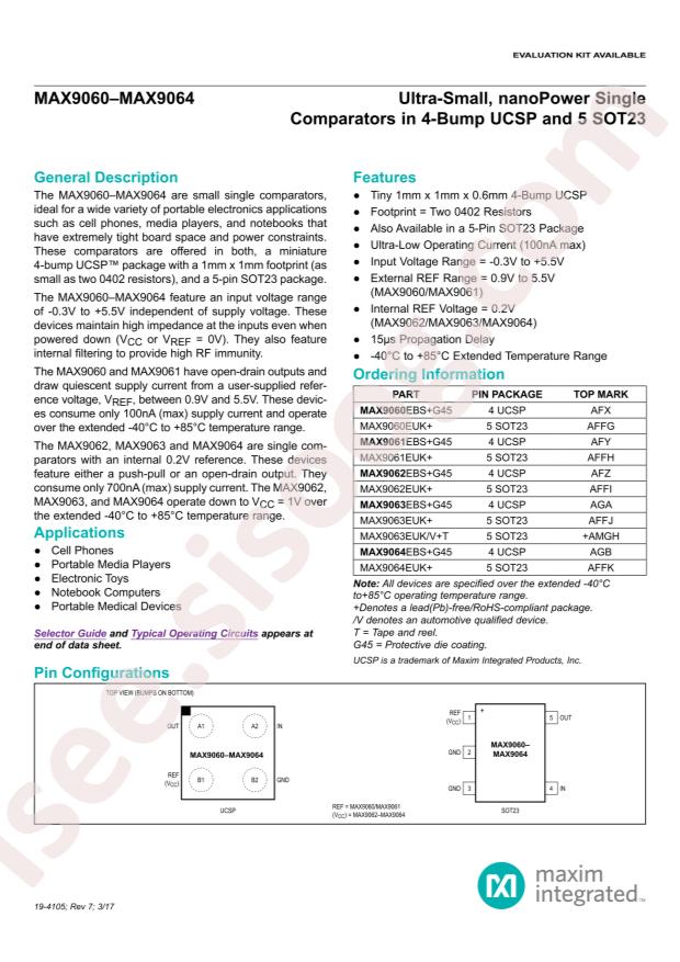 MAX9064EUK+T