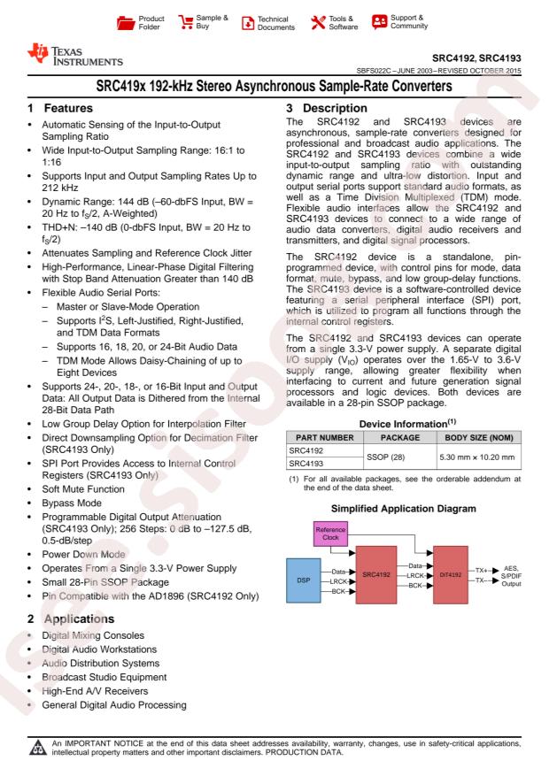 SRC4192IDB