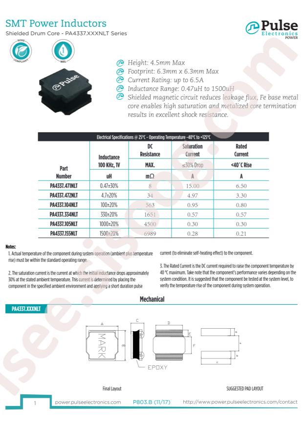 PULSE PA4337.155NLT
