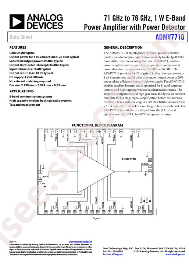 ADMV7710CHIPS