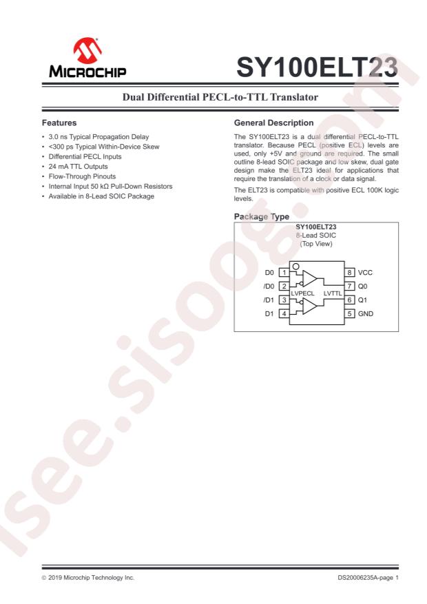 SY100ELT23ZG-TR