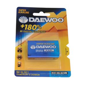 باتری کتابی دوو مدل سوپر آلکالاین DAEWOO Super Alkaline