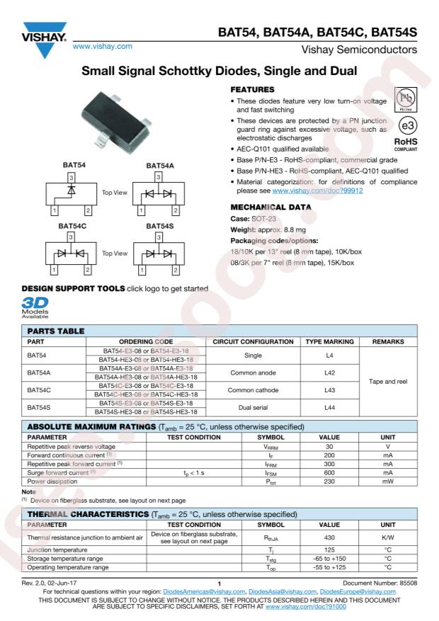 BAT54A-HE3-08