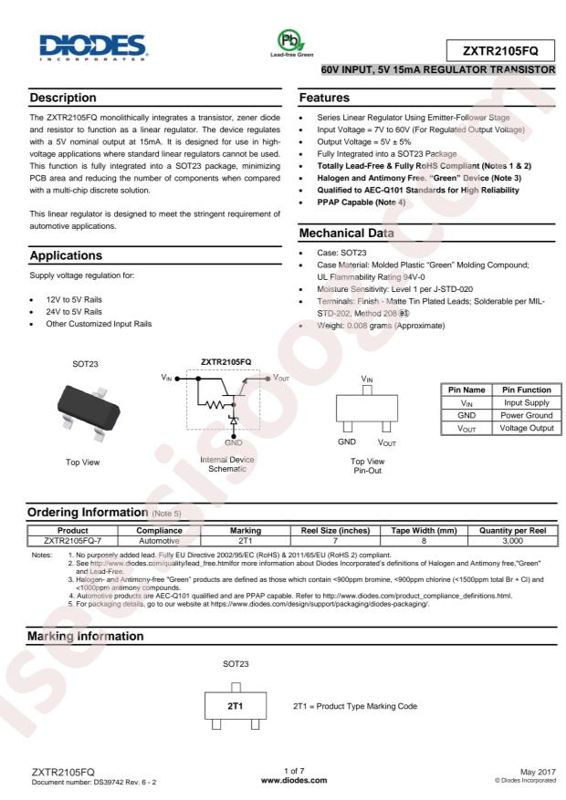 ZXTR2105FQ-7